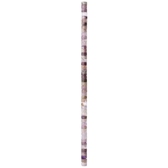 Pink Heishi Amethyst Round Beads by Bead Landing™, 6mm